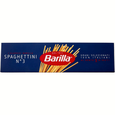 Barilla Pasta Spaghettini Nr. 3 italienisch Nudeln 500 g pack Spaghetti Längliche Pasta Original