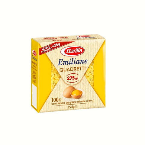 Barilla Emiliane quadretti all'uovo n. 115 Nudeln mit ei 275 g 20x italienisch Original Nudelgericht