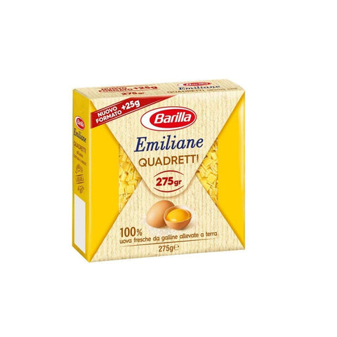 Barilla Emiliane quadretti all'uovo n. 115 Nudeln mit ei 275 g 5x italienisch Original Nudelgericht