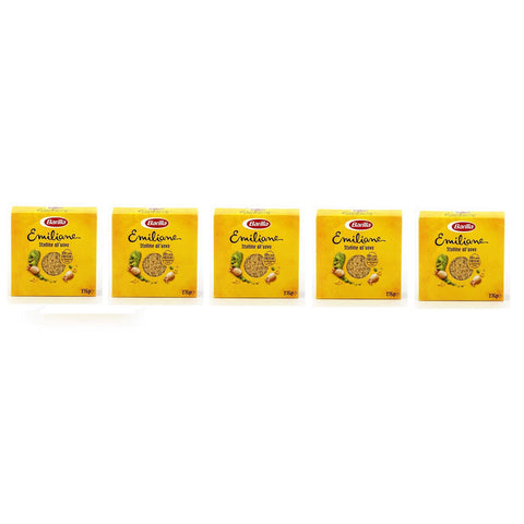 Barilla Emiliane Stelline all'uovo n. 108 Nudeln mit ei 275 g 5x italienisch Original Nudelgericht