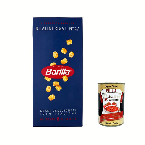 Barilla Nudelgerichte Barilla Pasta Ditalini rigati Nr. 47 italienisch Nudeln 500 g pack Nudelgerichte Original 8076800315479