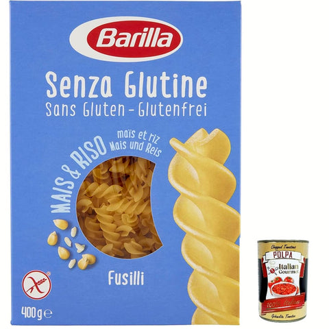 Barilla Nudeln & Pasta Barilla Fusilli 400 g senza Glutine Glutenfrei pasta nudeln aus Reis und Mais Nudeln & Pasta italienisch Original 8076809545464