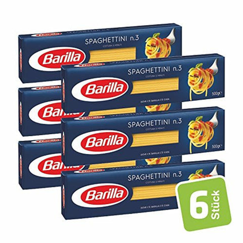 Barilla - Spaghettini n.3 6er Pack ( ) 6x500 g italienisch Original Pasta