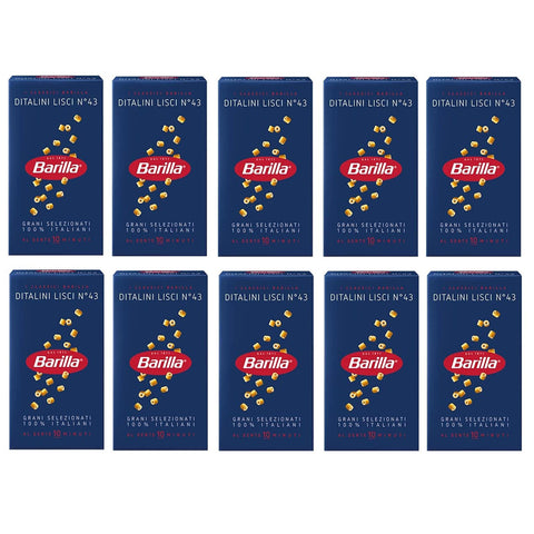 Barilla Pasta Barilla Ditalini lisci Nr. 43 Nudeln pack 10x 500 g italienisch Original