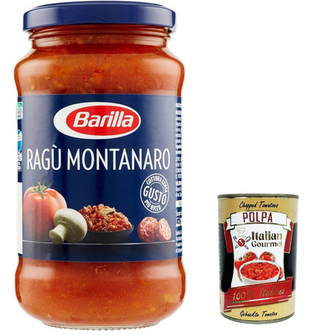Barilla Ragù Montanaro pastasauce tomatensauce mit Wurst und Pilze 6x 300 g aus italien Pastasaucen italienisch Original