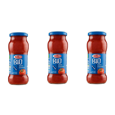 Barilla salsa bio classica klassische Biosauce mit natives Olivenöl Extra 300 g 3x italienisch Original
