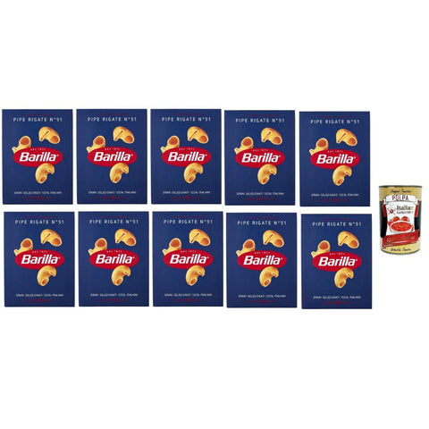 Barilla Saucen & Marinaden Barilla Pasta Pipe Rigate Nr. 91, 100% italienisch Nudeln 500 g pack Saucen & Marinaden Original 8076802085912