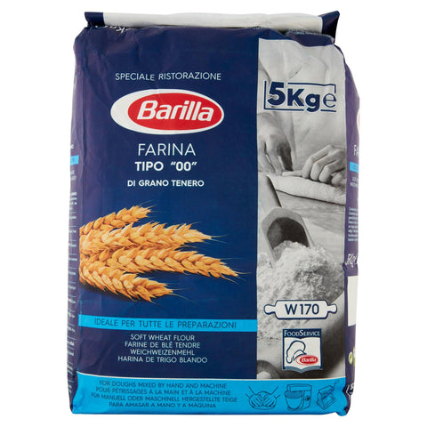 Barilla FARINA tipo 00 Grano tenero Weichweizenmehl 5kg Original italienisch