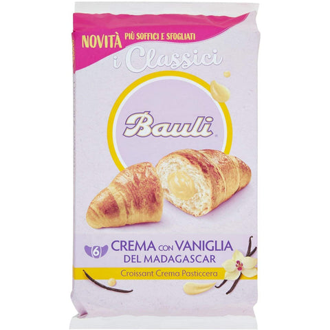 Bauli Cornetti Croissant brioche kekse kuchen mit creme Custard 50g italien 18x Original italienisch
