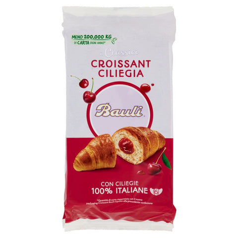 Bauli Cornetti Croissant brioche kekse kuchen mit kirsche 50 g 36x italienisch Original
