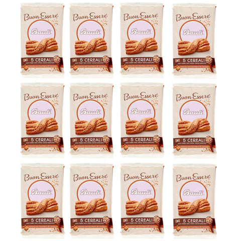 Bauli Treccina ai 5 Cereali e Zucchero di Canna Zopf mit 5 Cerealien und Rohrzucker Packung à 12x 210g + 42g italienisch Original