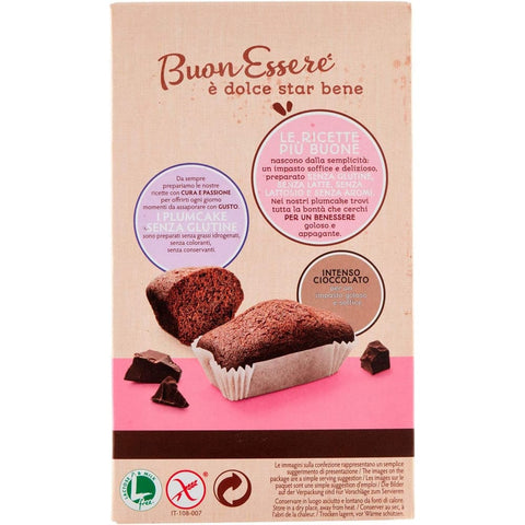 Bauli Kekse Bauli Buonessere PLUMCAKE Schokolade Glutenfrei, Laktosefrei, Geschmacksfrei 132gr 12x Original italienisch inkl. Italian Gourmet Polpa 400g 8001720648598