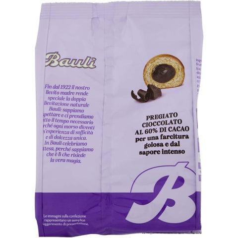 Bauli Snack Kuchen & Backwaren Bauli Extragolosi Mini Croissant con crema al cioccolato mini snack Croissant mit Schokoladencreme Knabberartikel 18x 75g italienisch Original 8001720445357