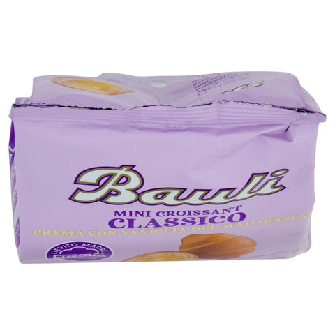 Bauli Snack Kuchen & Backwaren Bauli Extragolosi Mini Croissant con Vaniglia del Madagascar mini snack Croissant mit Madagaskar Vanille Knabberartikel 9x 75g italienisch Original 8001720445371