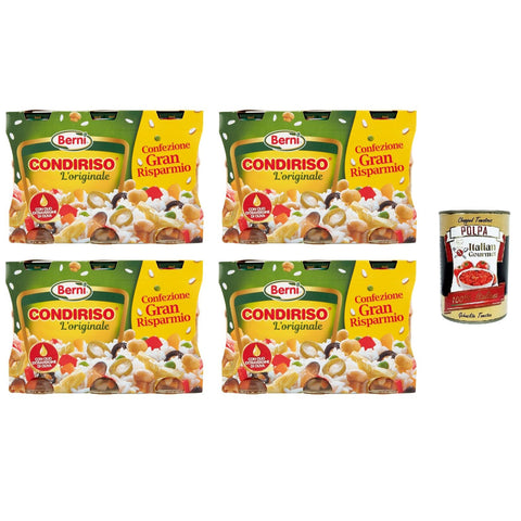 Berni Condiriso L'originale Das Original mit nativem Olivenöl extra ( ) 4x900 g 3x300 g italienisch Original Pastasauce + kostenlos polpa 400 g