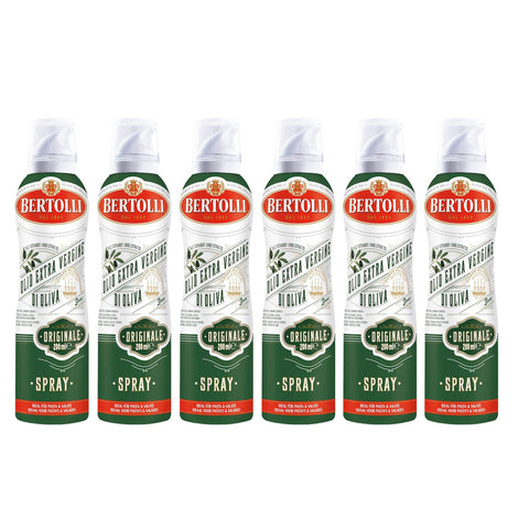 Bertolli Extra Vergine Olivenöl Spray Natives Olivenöl Extra 6 x 200ml italienisch Original