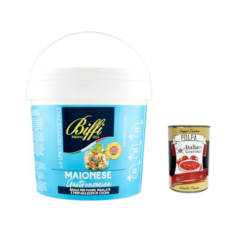 Biffi Mayonnaise Biffi La Linea Professionale Maionese Gourmet mayo Mayonnaise 5 Kg italienisch Original 8009320044505