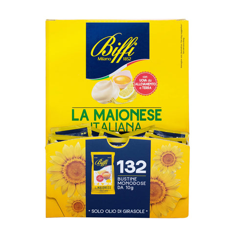 Biffi Italienische Mayonnaise Einzelportion Beutel 132x10g Original italienisch Sauce