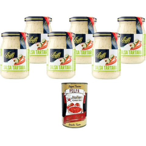 Biffi Pastasaucen Biffi Salsa Tartara Multipack Tartarsauce Multipack 6 Gläser à 180 g Pastasaucen italienisch Original 8032804040014