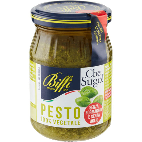 Biffi Pesto 6x Biffi Pesto alla genovese 100% Vegetale senza formaggio e senz'aglio 100 % pflanzlich, ohne Käse, aber mit unverwechselbarem Geschmack 190 g 8009320037774