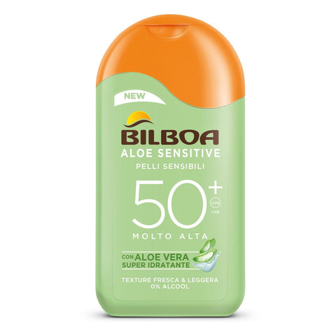 Aloe Sensitive Pelli Sensibili Latte Spf50 E 1x200ml Original italienisch Körpersonnenschutz