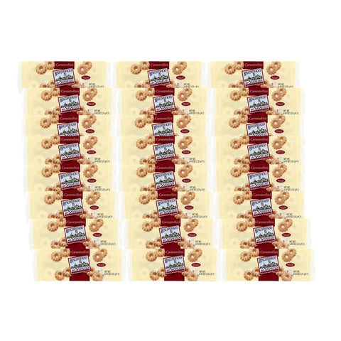 Biscottificio del Sassello Kekse Biscottificio del Sassello Canestrellini Italienische, blütenförmige Kekse, Premium-Kekse für Tee und Kaffee, laut Verpackung palmölfrei, 24 x 125 g, 3-kg-Packung 8007590000115