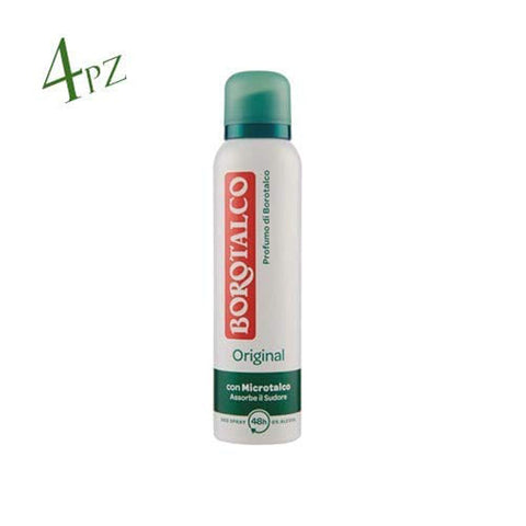 Bizzico BOROTALCO ROBERTS deo spray deodorant Fresh ohne Alkohol 4x 150 ml Original italienisch
