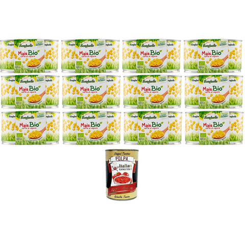 Bonduelle Mais Mais Bonduelle Mais cotto al vapore Gedämpfter Mais ( ) 12x300gr 2x150gr inkl. Italian Gourmet polpa 400g Original italienisch 8032804040014