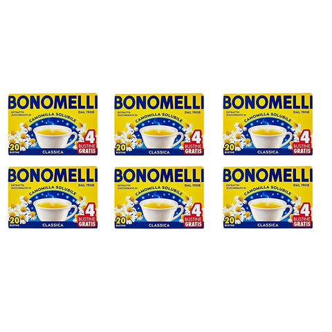 Bonomelli camomilla löslich entspannendes Getränk Kamille 6x20 beutel Original italienisch