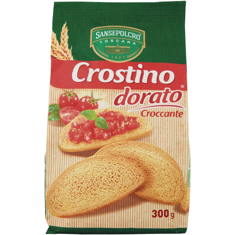 Buitoni Crostino Dorato Croccante knuspriger goldener Crouton Snacks 300 g Abgepackte Gebäckstücke italienisch Original