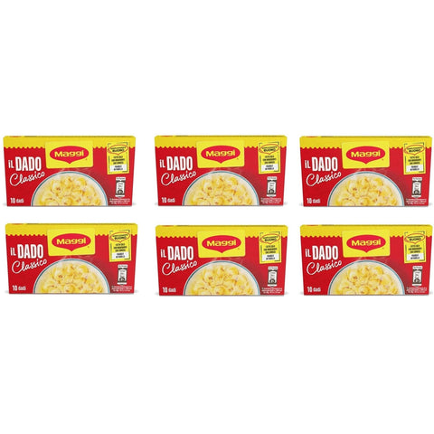 Buitoni Maggi il Dado Classico con olio extra vergine di oliva Brühe Suppenwürfel mit nativem Olivenöl extra 10 Würfel 6x Original italienisch