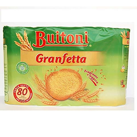 Buitoni Granfetta Fette Biscottate 80 fette Zwieback duftend und leicht Kekse 600g italienisch Original
