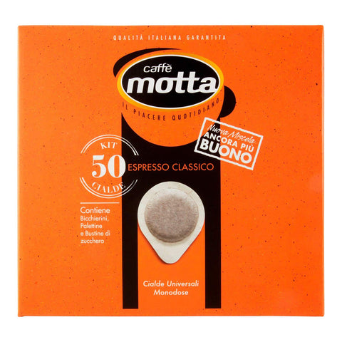 CAFFE' MOTTA Kaffee Motta Espresso Einweg Waffeln 50 Waffeln 50 50 x 7 g italienisch Original