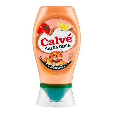 Calvé Mayonnaise Calvé Calve Calvè Salsa rosa mayo Fritessoße Soße Sauce squeeze 225ml Original italienisch