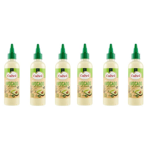 Calvé Pastasaucen Calvé Salsa al gusto di Avocado Lime e Jalapeño Avocadosoße glutenfrei Sauce ideal für gemüse und salate 6x 215ml Original italienisch 8717163844809