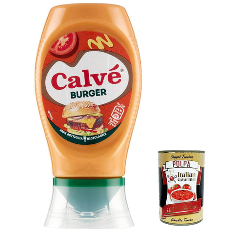 Calvè Calvé Salsa Burger Extragusto Sauce mit Mayonnaise, Senf 12x250ml Original italienisch