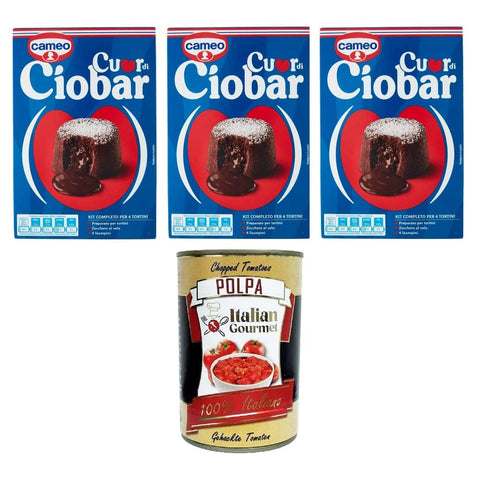Cameo Brot & Backwaren Cameo Cuor di Ciobar Zubereitet für 4 köstliche Cuor di Ciobar! 3x 233gr inkl. Italian Gourmet polpa 400g Original italienisch 8003000124600