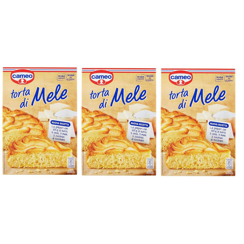 Cameo Preparato per Torta di Mele Vorbereitet für Apfelkuchen Produkte für Gebäck 308 g Mischung für Kuchen italienisch Original