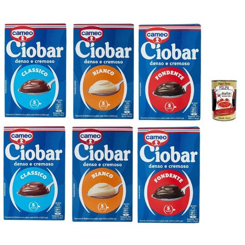 Cameo Kakao & Heiße Schokolade Cameo Ciobar Testpaket Kakao heiße schokolade istant chocolate schoko, istant hot chocolate 6x 125g inkl. Italian Gourmet polpa 400g Original italienisch 8032804040014