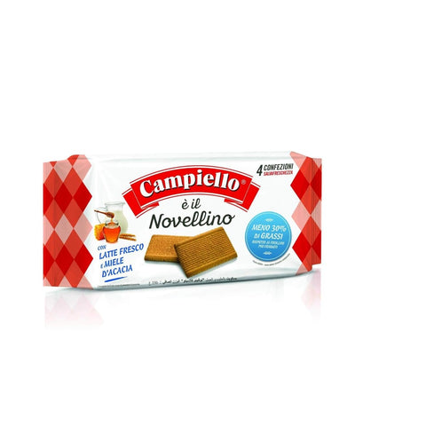 Campiello Kekse Campiello Novellino con latte fresco e miele di acacia Kekse mit frischer Milch und Akazienhonig biscuits cookies 100% Italienische Kekse 350g 3x Original italienisch 8000590211062