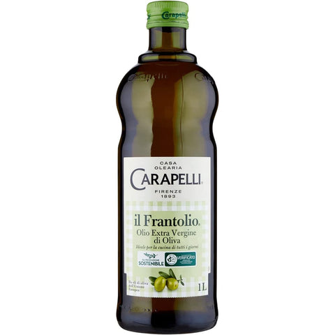 Carapelli Farben Carapelli Il Frantolio Extra Natives Olivenöl 1 L olio nativ vergine di oliva Farben italienisch Original BESCHÄDIGTES ETIKETT 8002470441996