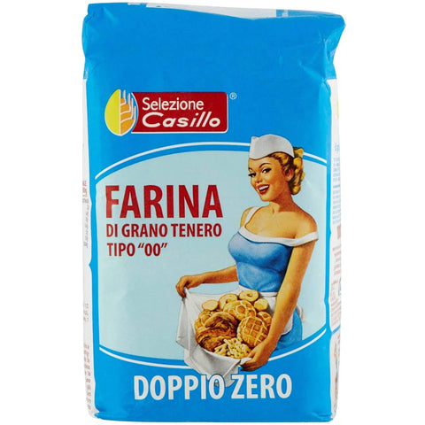 Casillo Farina Selezione Molino Doppio zero Tipo 00 Flour Pizzamehl Pizza Mehl 3kg 3x Original italienisch