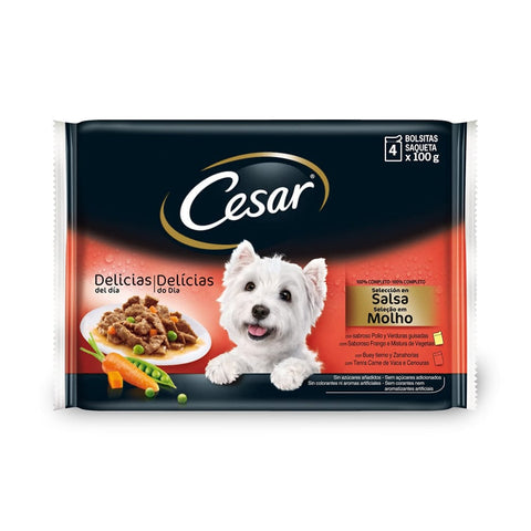 CESAR Nassfutter CESAR Die Rezepte-Kampagne,4 x 100 g (13er Packug) Original italienisch 5900951253546