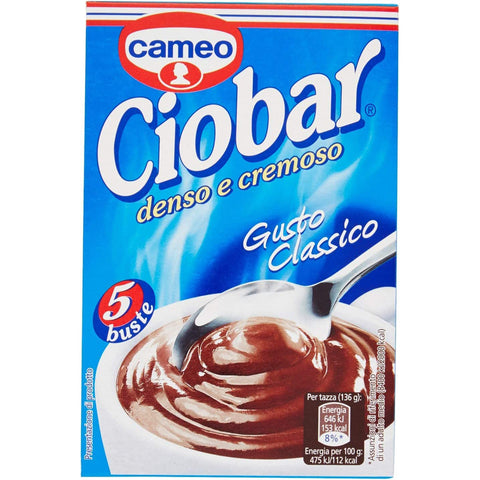 Ciobar 5 tassen Cameo Ciobar Classico heiße schokolade hot chocolate 125g 12x5 Beutel 12x Original italienisch