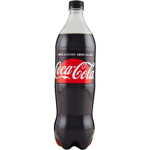 Coca-cola Cola Cola Zero Zuccheri ohne zucker Italian alkoholfreies Getränk PET 1 Lt Coca Cola Softdrink italienisch Original