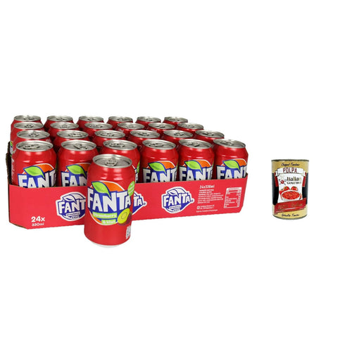 CocaCola Fanta Strawberry & Kiwi 72x 330ml italienisch Original