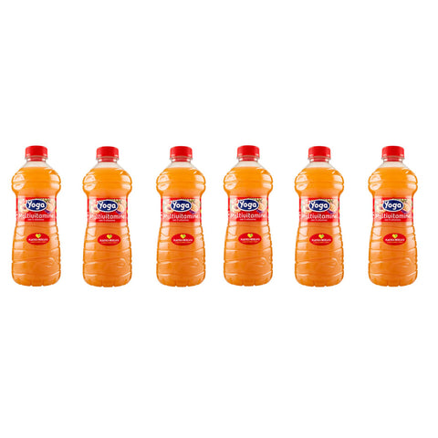 Yoga Succo di Frutta Multivitamine Multivitamin Fruchtsaft Saft PET Flasche Fruit Juice 6x1l Original italienisch Getränk