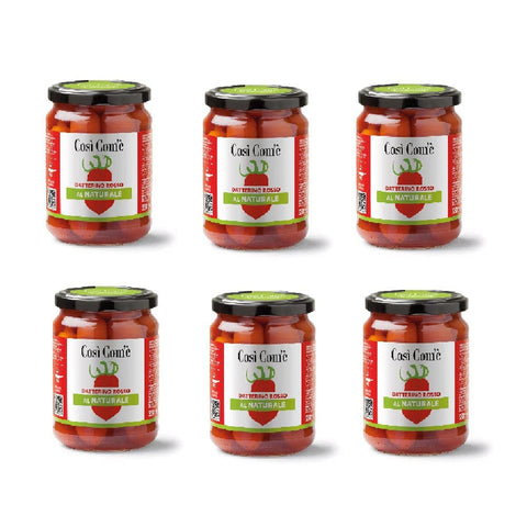 Così Com’è Datterino Rosso al naturale natürliche rote Datterino-Tomate 6x 350g