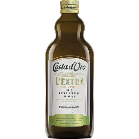 Costa d'oro Oliven Costa d'oro L'extra Extra Natives nativ Olive Olivenoel olio vergine oliva 1 L 6x italienisch Original Öl 8007270110158
