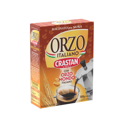 Crastan Gerste gemahlen, speziell für Moka, 1 Einheit, 1 1x500g Original italienisch Getränk